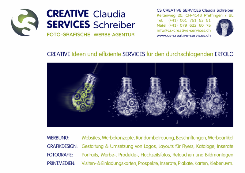 CS CREATIVE SERVICES Claudia Schreiber